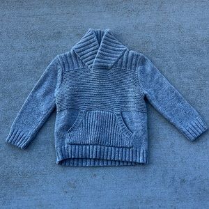 Cat & Jack 2T gray cableknit sweater